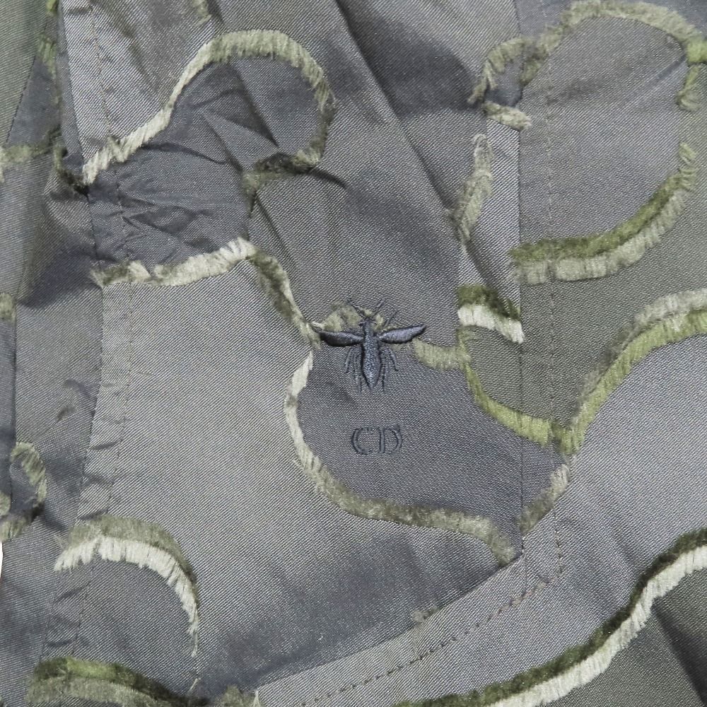 Dior Poly Jacket Nylon Zip Shirt Camouflage 40 Khaki