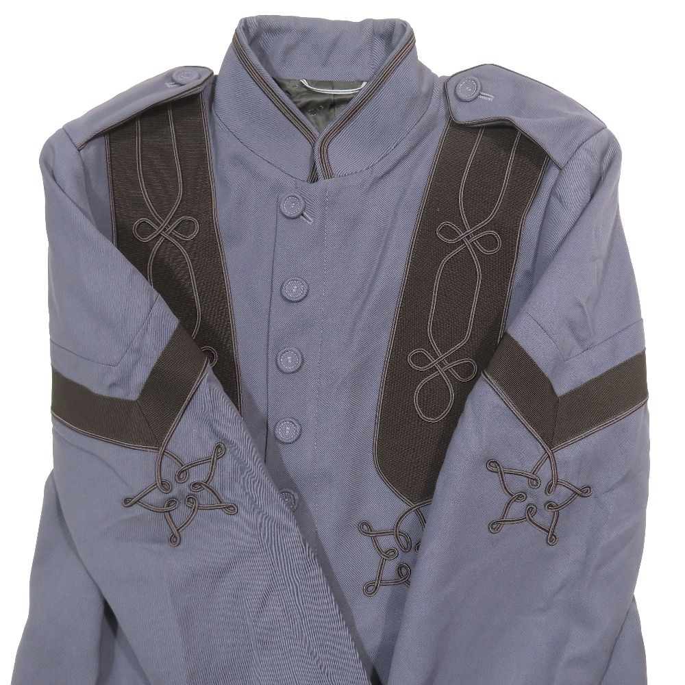 Dior Military Napoleon Jacket Bonaparte Embroidery Fully Lined Center Vent 48