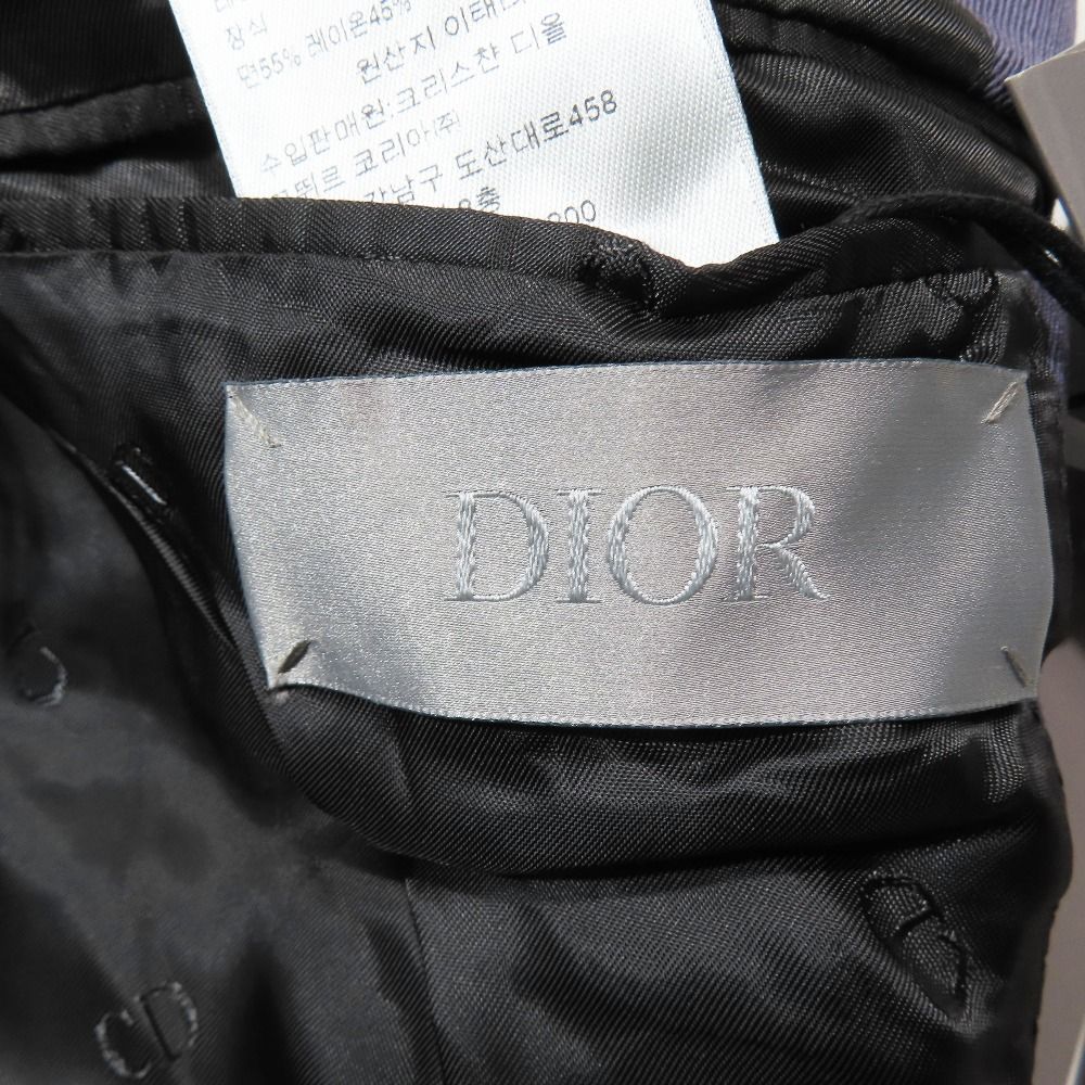 Dior Military Napoleon Jacket Bonaparte Embroidery Fully Lined Center Vent 48