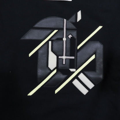 Hermes Chevaux en Symetrie Sweatshirt Shirt Brushed Lining Sheepskin Trim