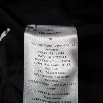 Dior Napoleon Jacket Double Breasted Short Coat Cropped Wool Cashmere Long