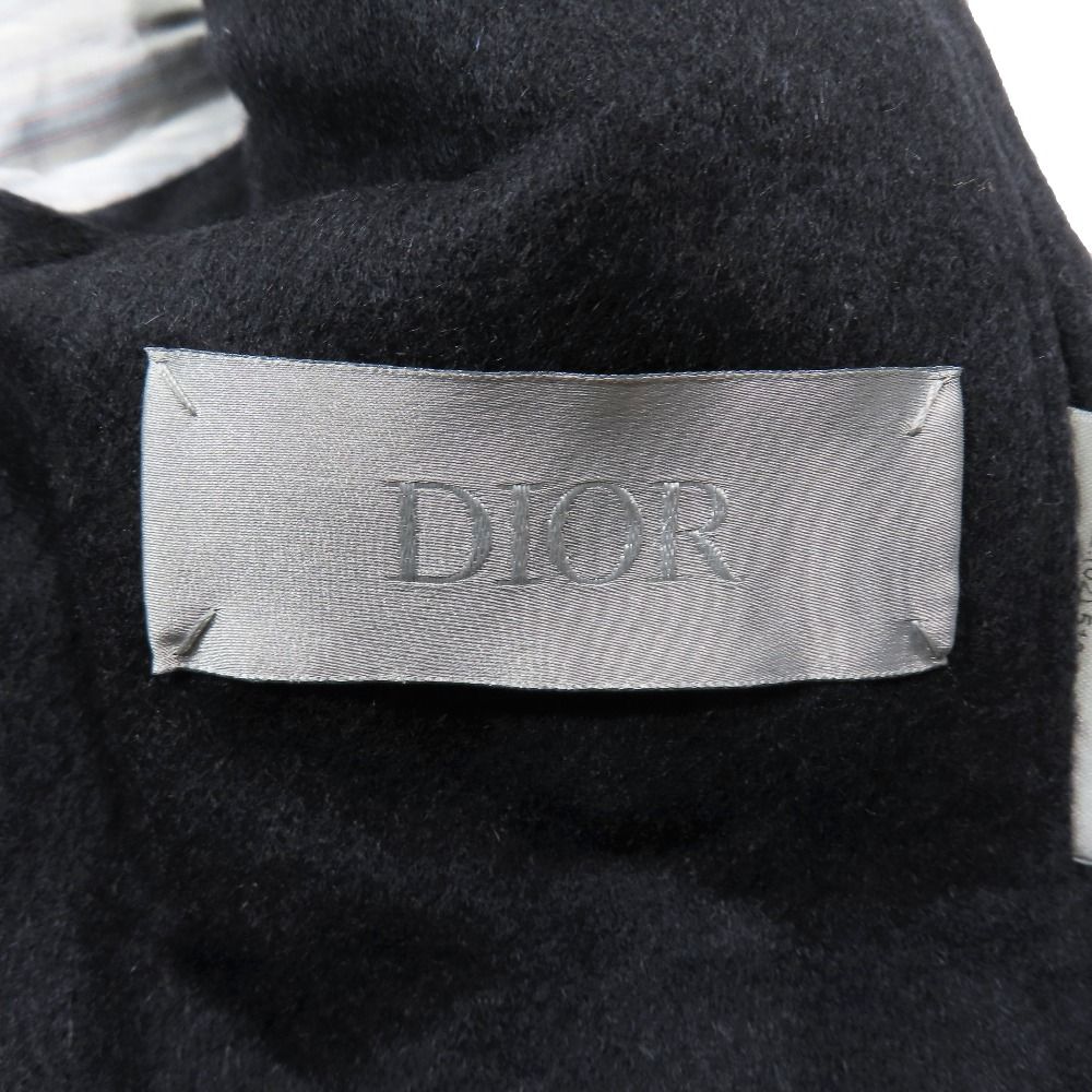 Dior Napoleon Jacket Double Breasted Short Coat Cropped Wool Cashmere Long