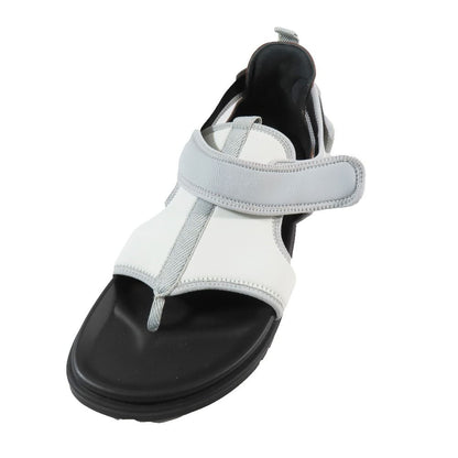Hermes Giorno Sandals Shoes Technical Jersey Velcro 42.5 Gray Black