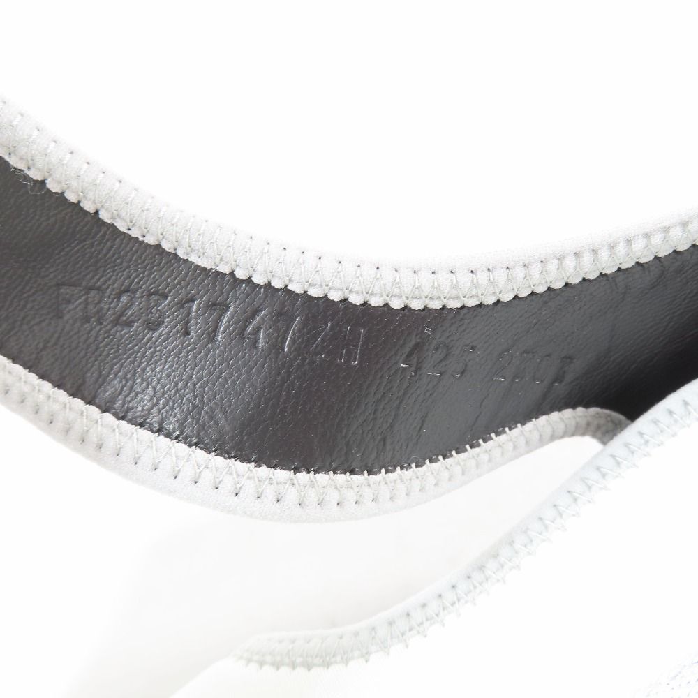 Hermes Giorno Sandals Shoes Technical Jersey Velcro 42.5 Gray Black