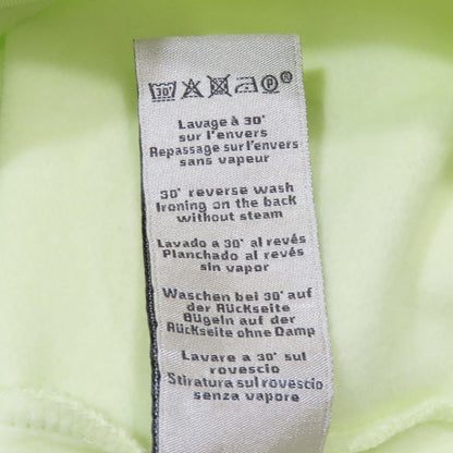 Hermes Scub'h Sweatshirt Pullover Top Brushed Lining XS Neon Yellow