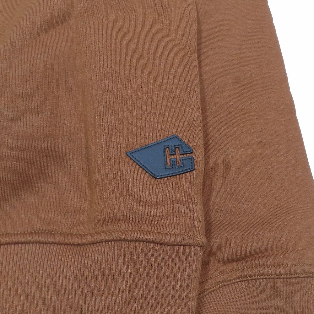 Hermes Sweatshirt Trainers Long Sleeve Crew Neck Kangal Pocket Brushed Lining