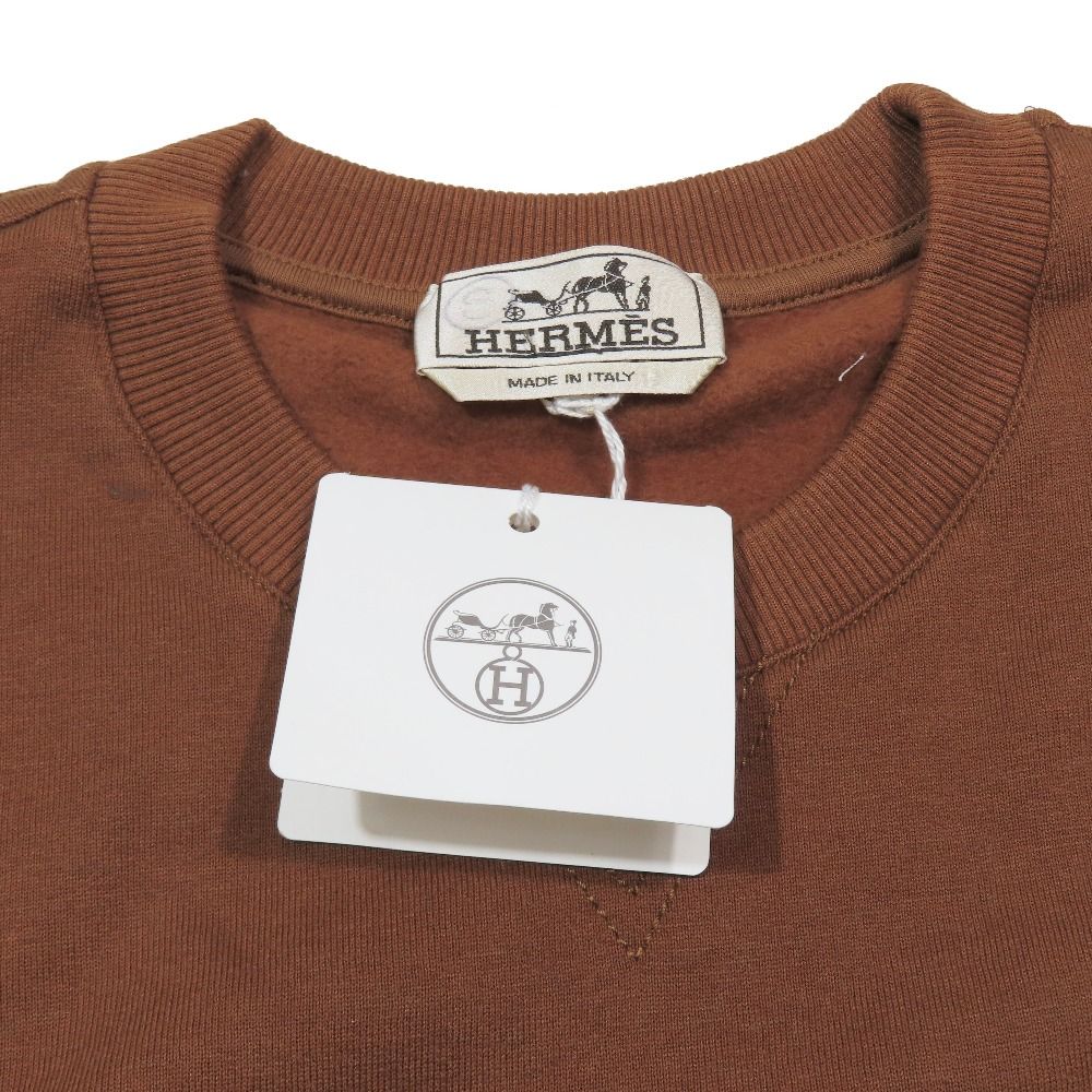 Hermes Sweatshirt Trainers Long Sleeve Crew Neck Kangal Pocket Brushed Lining