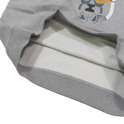 Hermes Scub'h Sweatshirt Pullover Top Brushed Lining M Gray