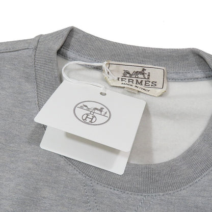 Hermes Scub'h Sweatshirt Pullover Top Brushed Lining M Gray