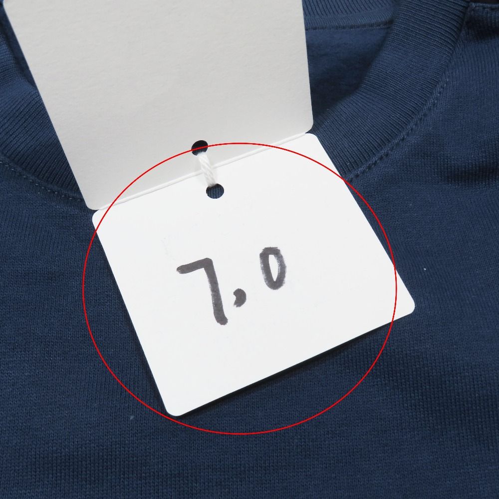 Hermes Run Sweatshirt Shirt Hline Brushed Lining Top Side Line Trainers M Blue