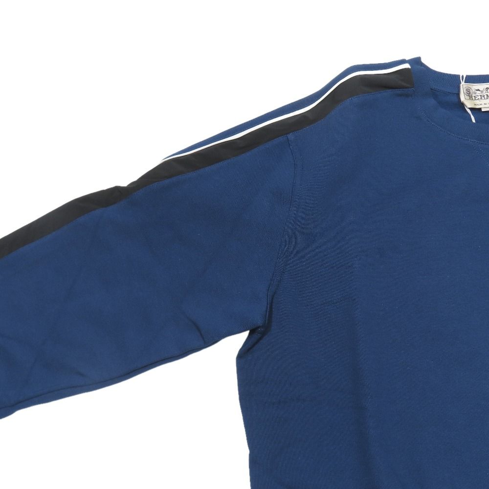 Hermes Run Sweatshirt Shirt Hline Brushed Lining Top Side Line Trainers M Blue