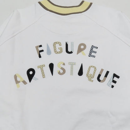 Hermes Figure Artistic Sweatshirt Trainers V-neck Patch Embroidery 42 White