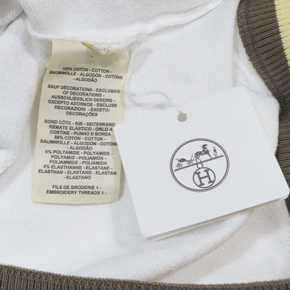 Hermes Figure Artistic Sweatshirt Trainers V-neck Patch Embroidery 42 White