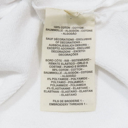 Hermes Figure Artistic Sweatshirt Trainers V-neck Patch Embroidery 42 White