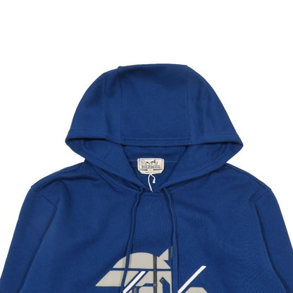 Hermes Chevaux en Symetrie Pullover Hoodie Sweatshirt Long Sleeve Brushed