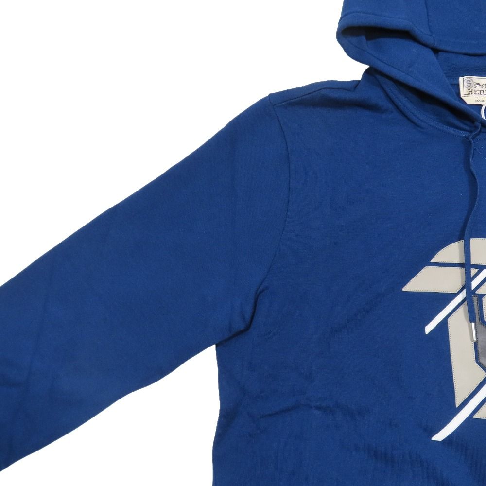 Hermes Chevaux en Symetrie Pullover Hoodie Sweatshirt Long Sleeve Brushed