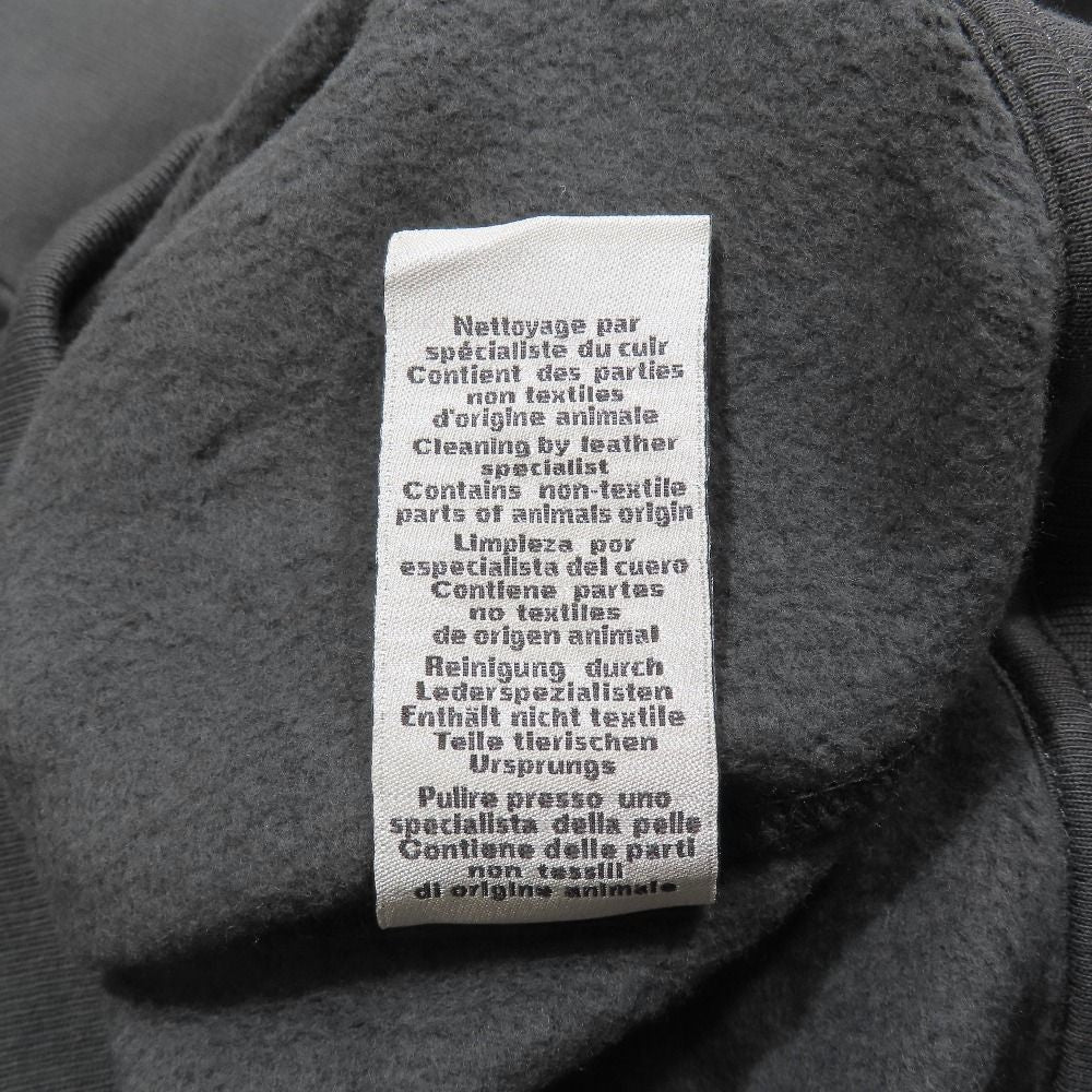 Hermes Etriers Decales Armor Detail Leather Patch Hoodie Sweatshirt Brushed