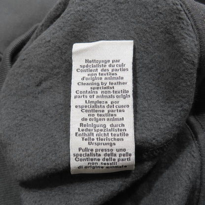 Hermes Etriers Decales Armor Detail Leather Patch Hoodie Sweatshirt Brushed