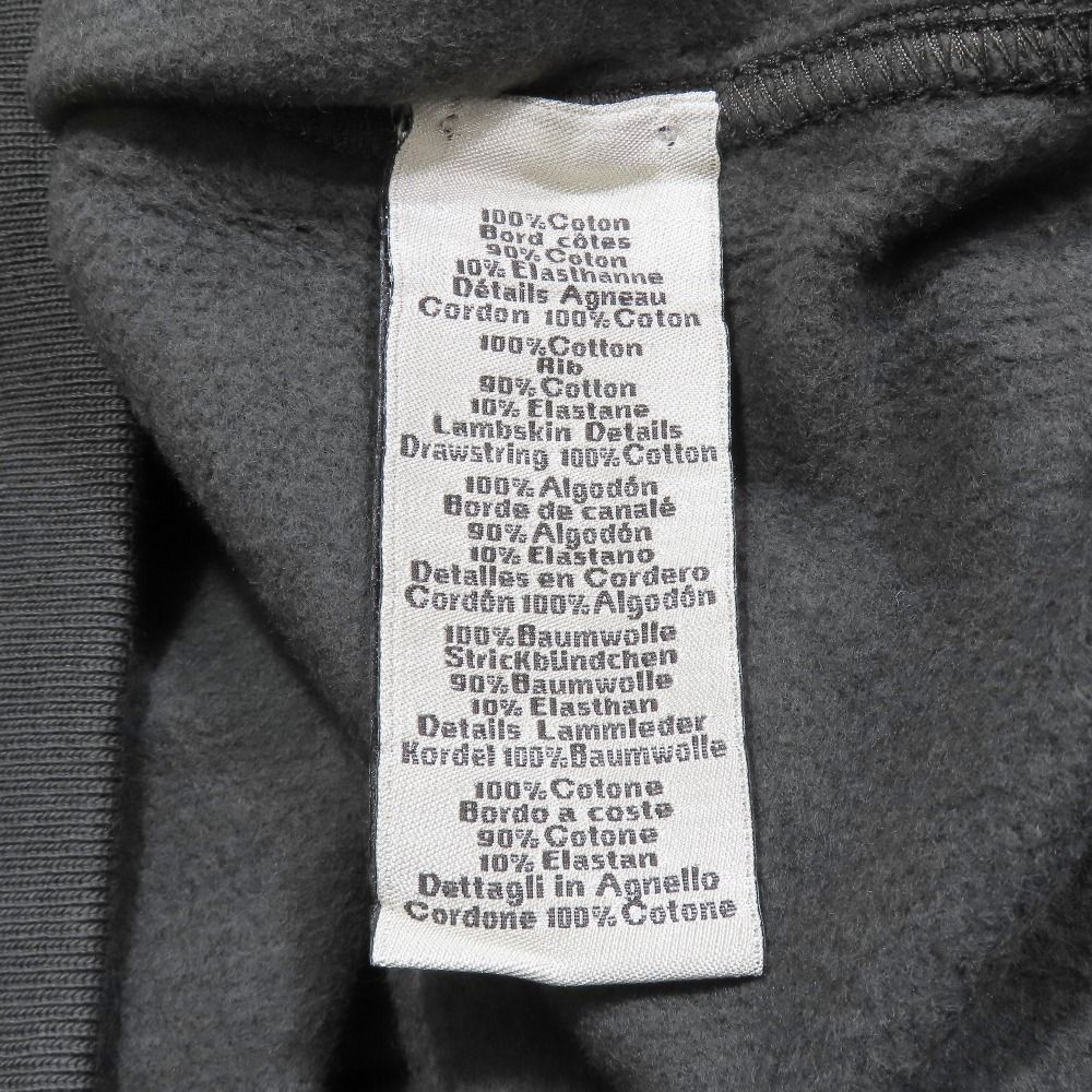 Hermes Etriers Decales Armor Detail Leather Patch Hoodie Sweatshirt Brushed