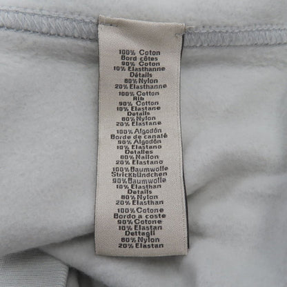 Hermes Run Sweatshirt Shirt Hline Brushed Lining Top Side Line XS Light Blue