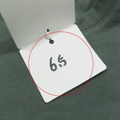 Hermes Run Sweatshirt Shirt Hline Brushed Lining Top Side Line XL Dark Green