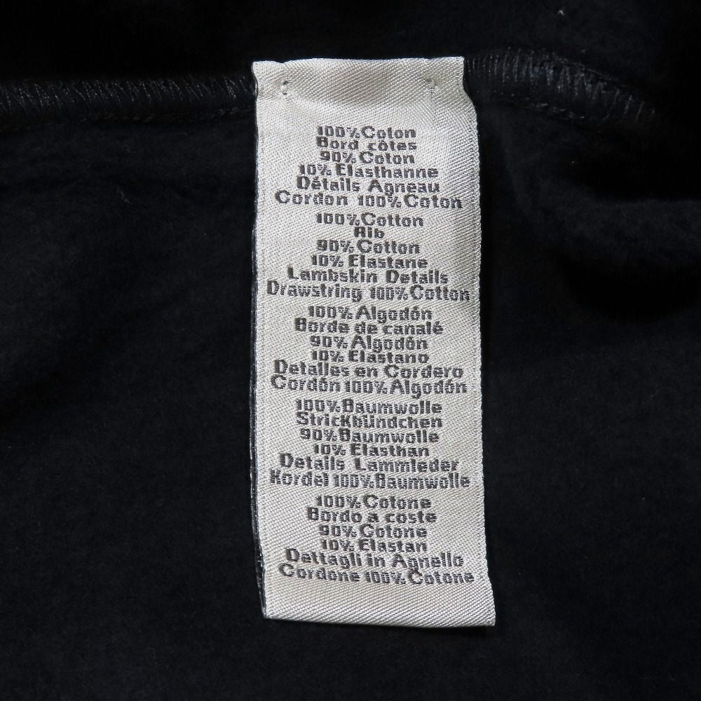 Hermes Etriers Decales Armor Detail Leather Patch Hoodie Sweatshirt Brushed