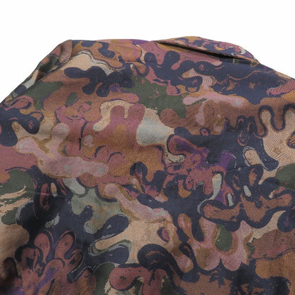 Dior Peter Doig Camouflage Batting Bomber Jacket 46 Multicolor