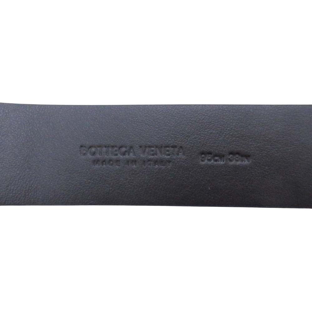 Bottega Veneta Maxi Intrecciato Leather Cassette Belt Pochette Pouch 95 cm Black