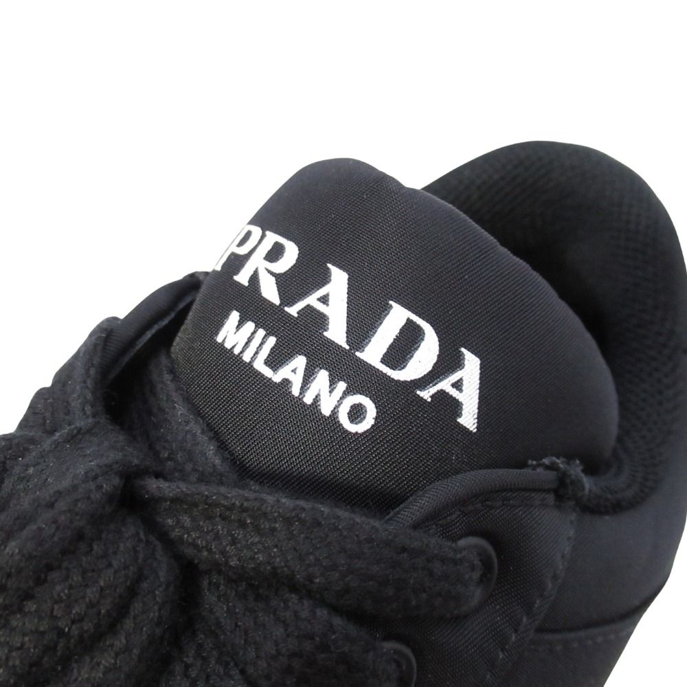Prada Re-Nylon Triangle Logo Sneakers Shoes Plate 7 Black