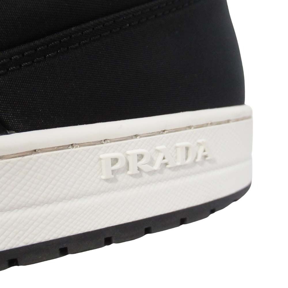 Prada Re-Nylon Triangle Logo Sneakers Shoes Plate 7 Black