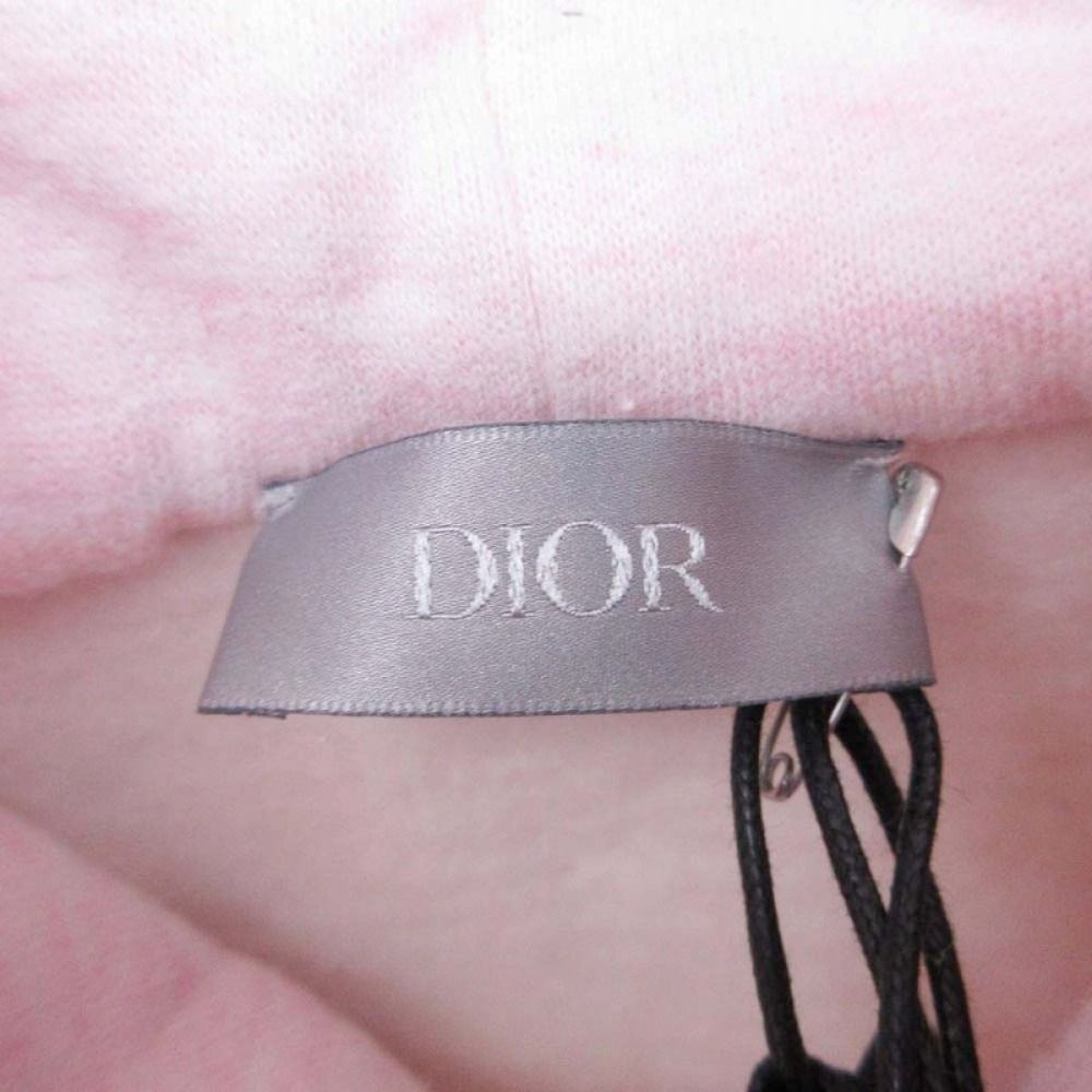 Dior Erl Lame Mix Sweatshirt Hoodie L Pink Silver