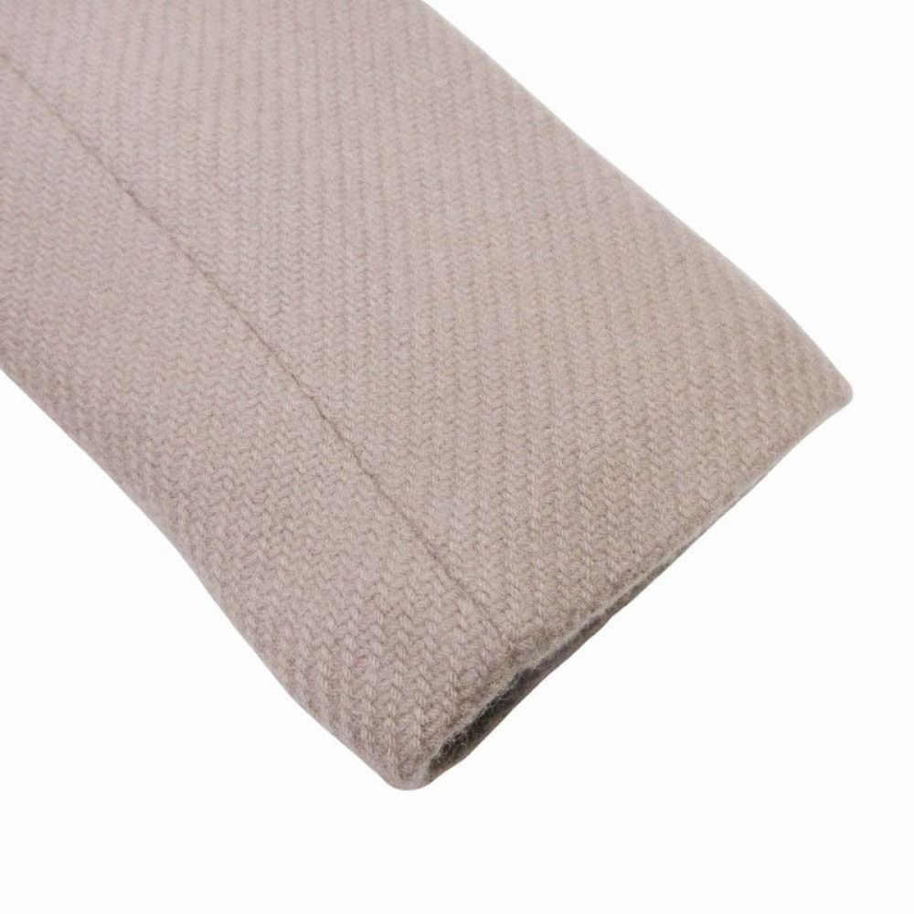 Hermes Cashmere 100% Double Riders Jacket Coat Medle 38 Beige