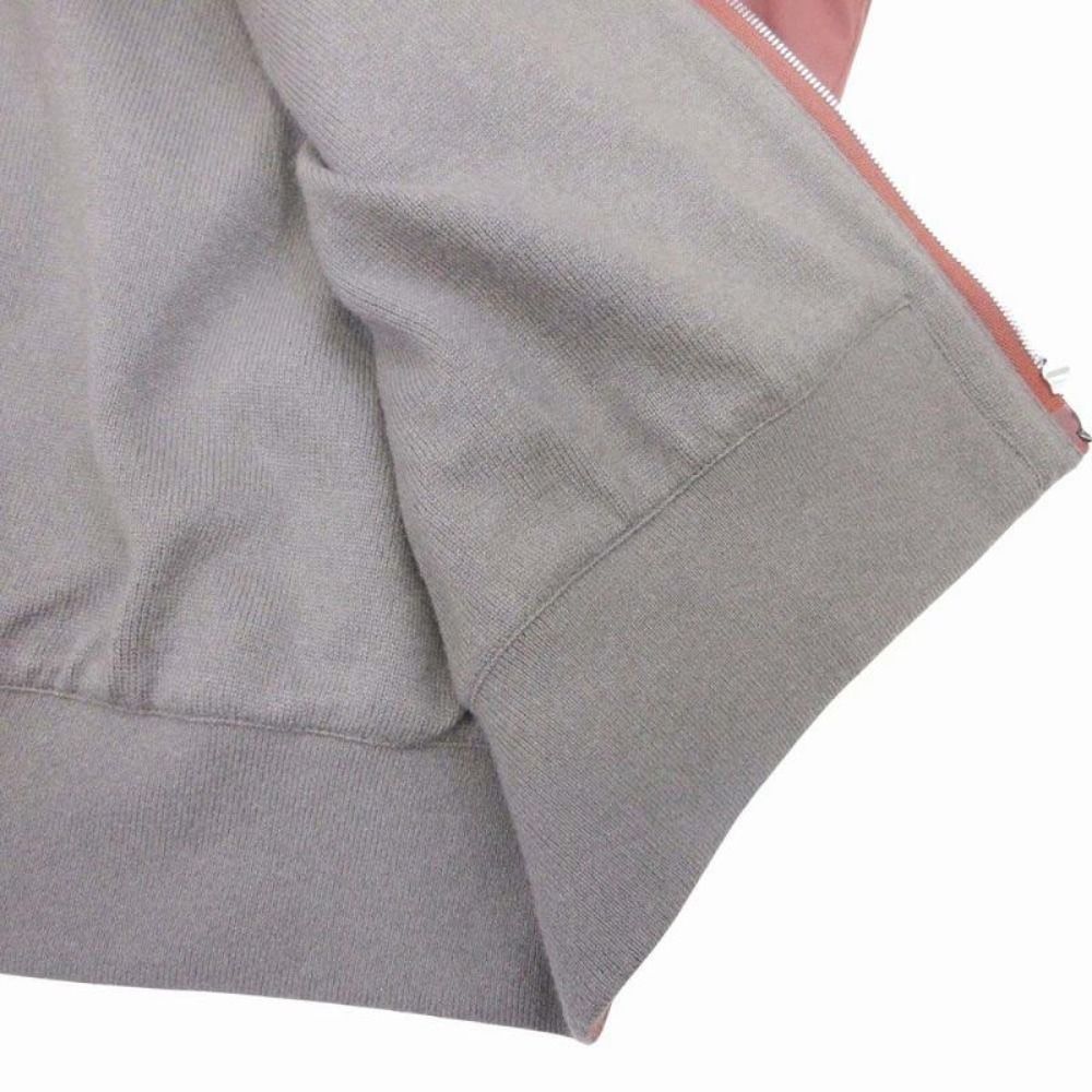 Hermes Nylon Hoodie Outer Hooded Cashmere Lining 50 Brown