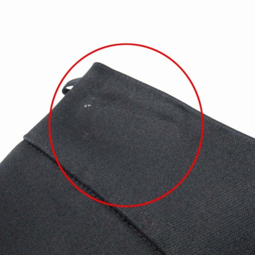 Prada Balloon Midi Skirt Semi Tight Silhouette Below Knee Length Wool Silk 40