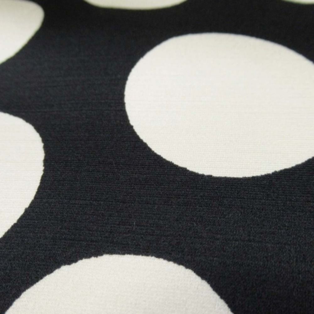 Celine Phoebe Philo Era Dot Dress Half Sleeve 34 Black Ivory