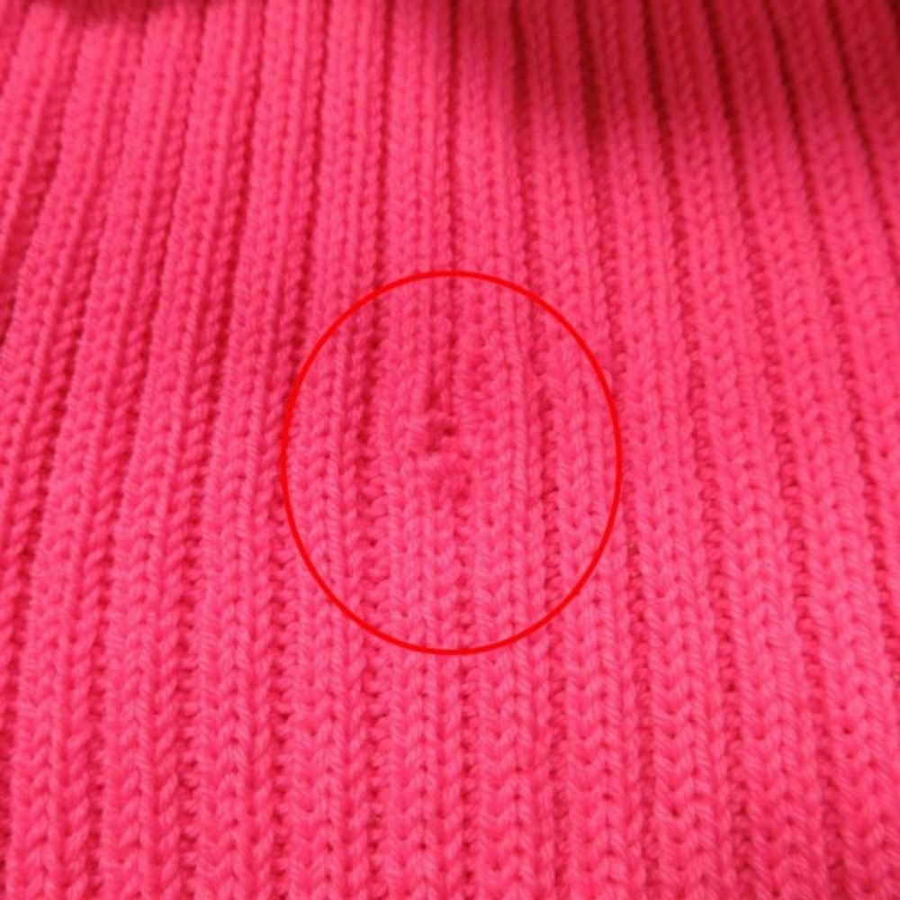 Balenciaga Virgin Wool Rib Knit Deformed Sweater