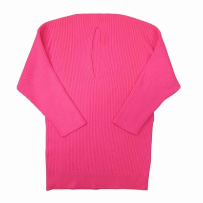 Balenciaga Virgin Wool Rib Knit Deformed Sweater