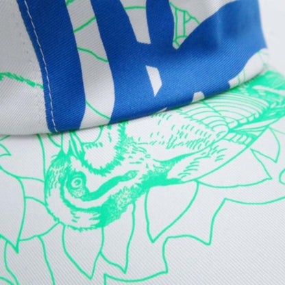 Hermes Davis Jungle Love Baseball Cap Series Button Hat 56 cm Blue