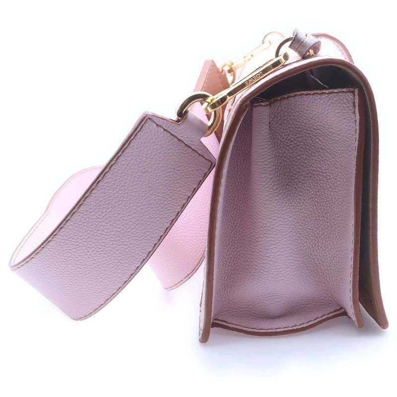 Loewe Barcelona Shoulder Bag Light Pink Leather Gold
