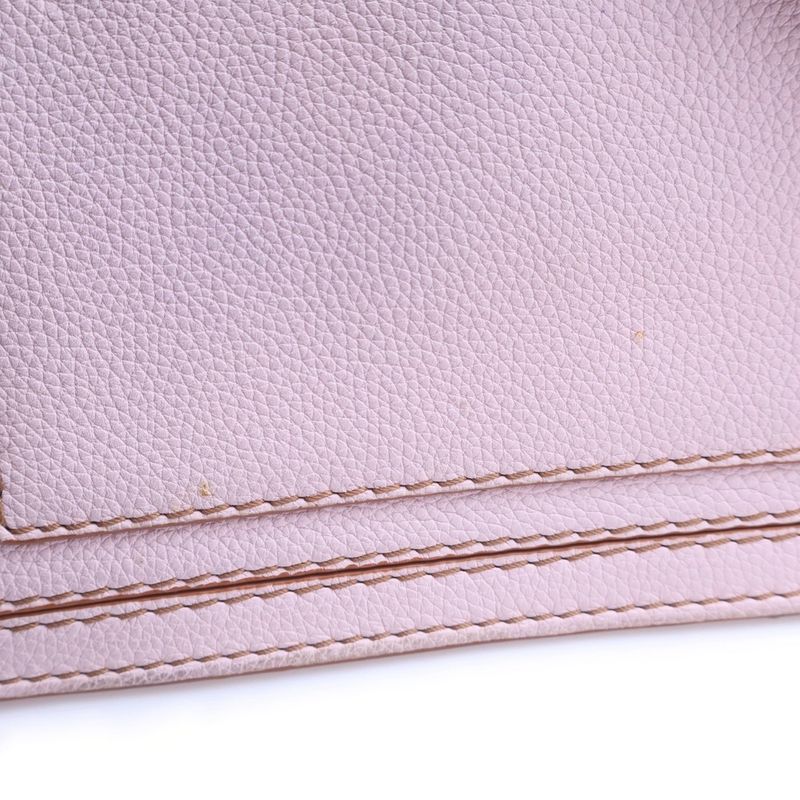 Loewe Barcelona Shoulder Bag Light Pink Leather Gold