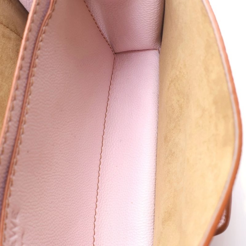 Loewe Barcelona Shoulder Bag Light Pink Leather Gold