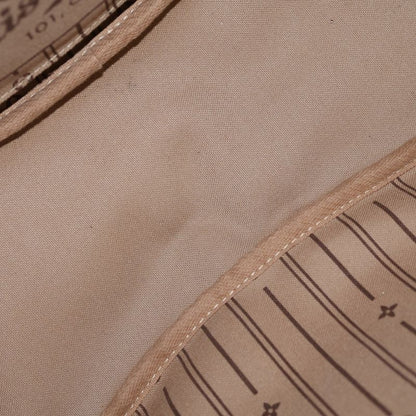 Louis Vuitton Neverfull PM Monogram Leather Hand Tote Gold Brown