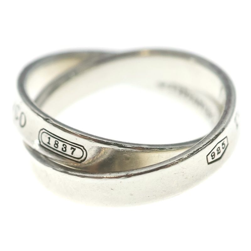 Tiffany & Co Interlocking Circle Ring Silver Rows
