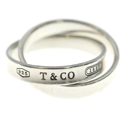 Tiffany & Co Interlocking Circle Ring Silver Rows