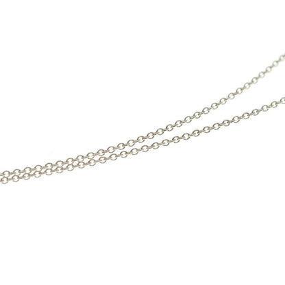 Tiffany & Co by the Yard Aquamarine Necklace Pendant Chain Silver Light Blue