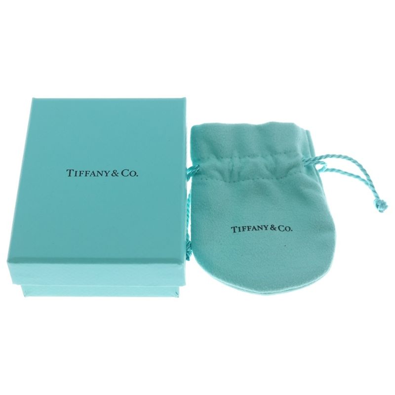 Tiffany & Co by the Yard Aquamarine Necklace Pendant Chain Silver Light Blue