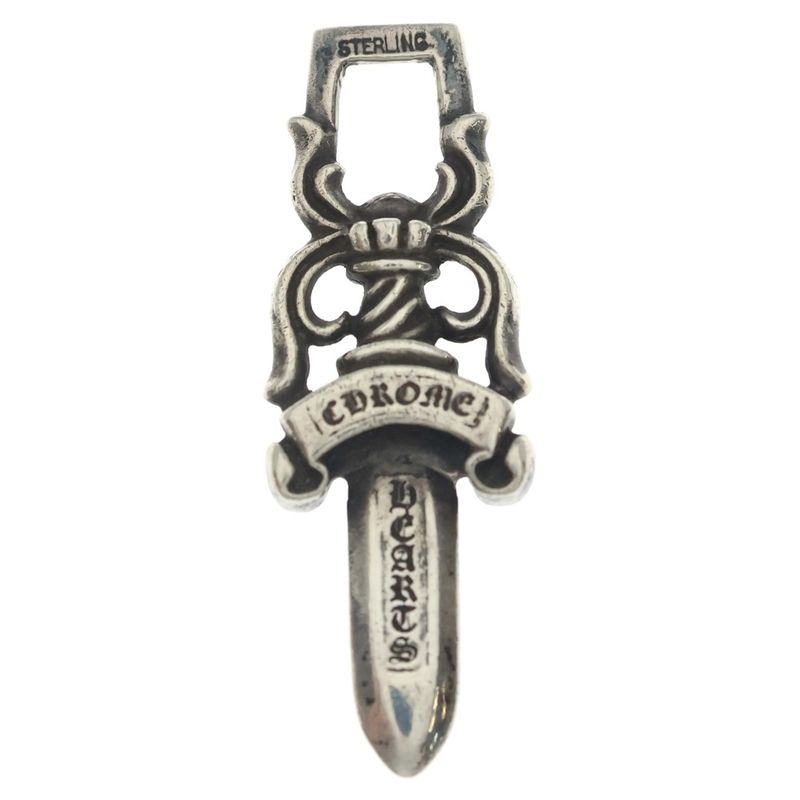 Chrome Hearts 10 Dagger Pendant Top Silver