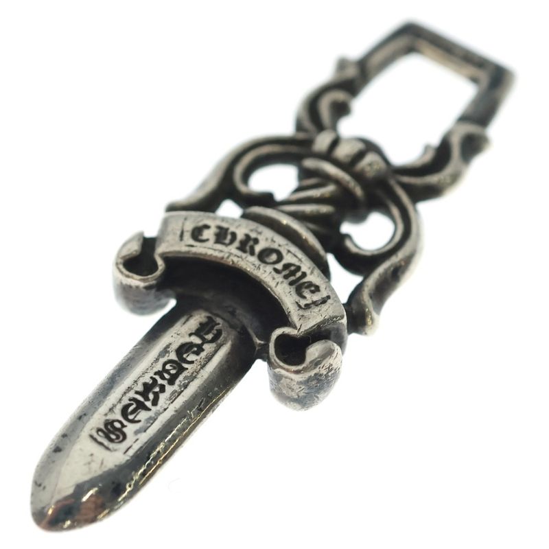 Chrome Hearts 10 Dagger Pendant Top Silver