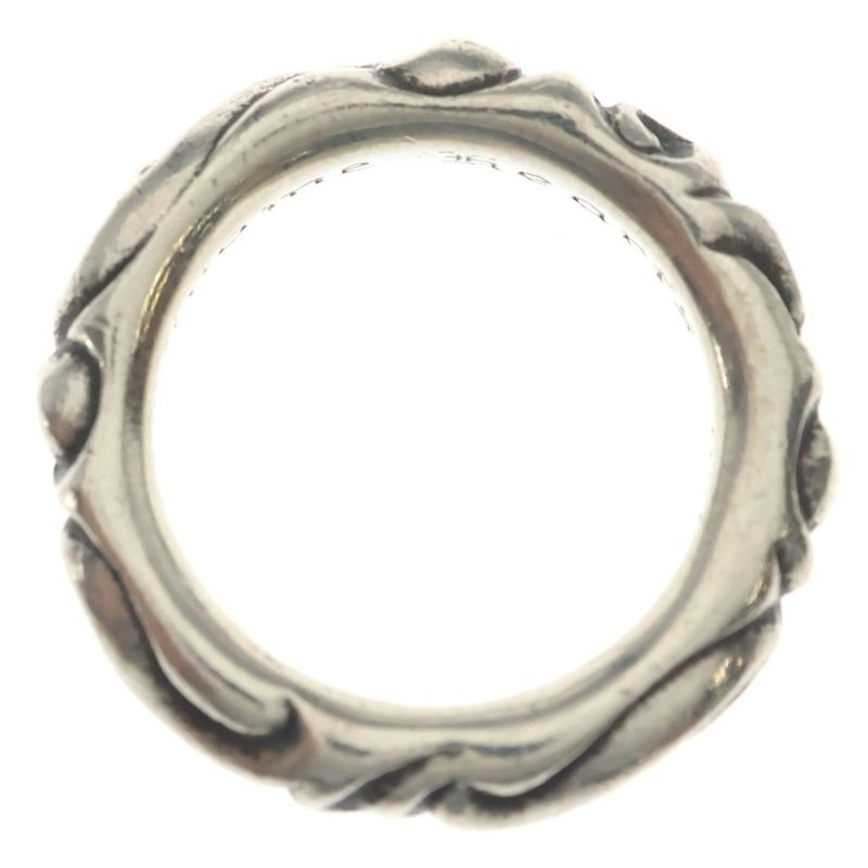 Chrome Hearts Scrl Band Scroll Ring Silver