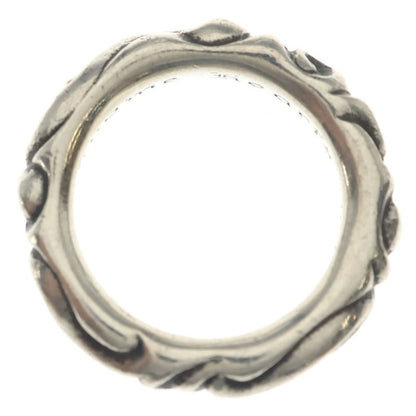 Chrome Hearts Scrl Band Scroll Ring Silver